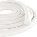 Storystore Backer Rod,1" Diameter x 16.4' Length White EPDM Rubber Caulk Saver for Gaps and Weather Stripping Door Seal, Concrete Expansion Joint Filler