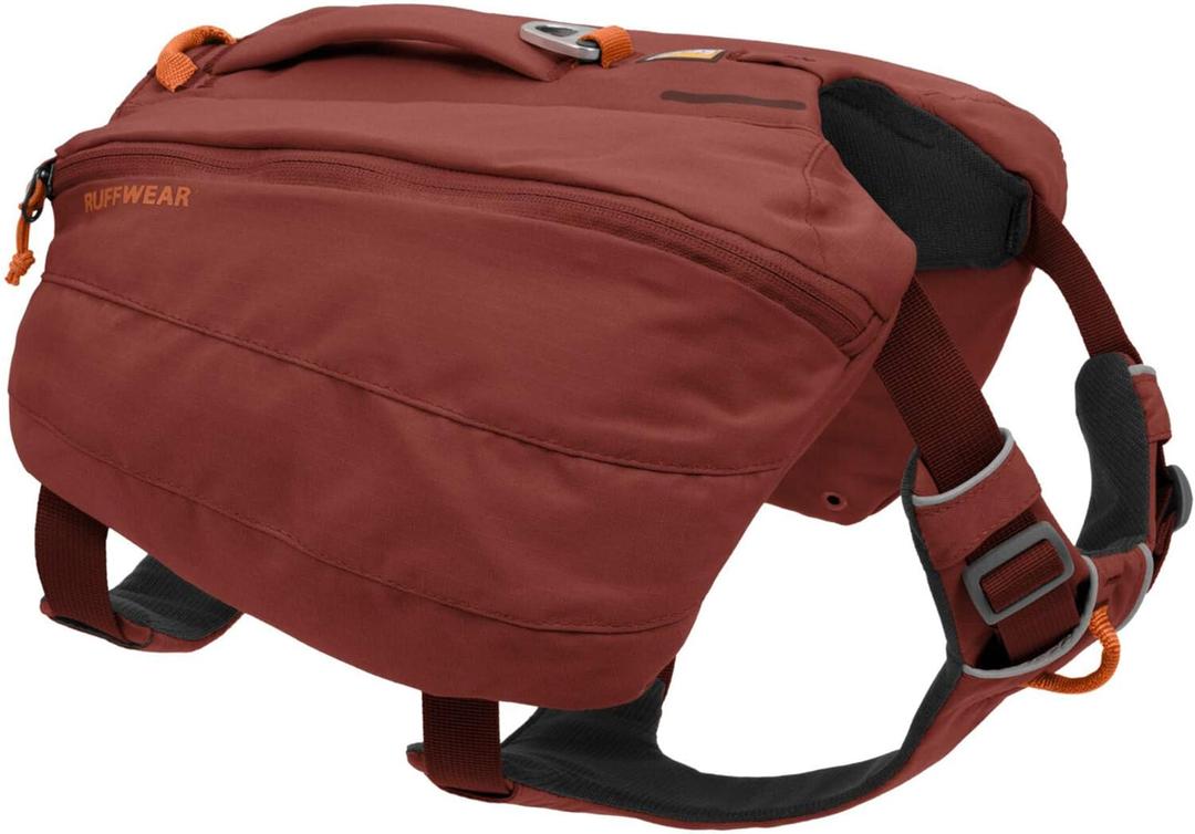 Ruffwear, Front Range Dog Day Pack, Backpack with Handle for Hikes & Day Trips, Red Clay, X-Small