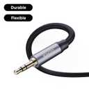 (4FT AUX3.5mm Audio Cable Nylon Braided Aux Cord Male to Male Stereo Hi-Fi Sound Auxiliary Audio Cable for Headphones Car Home Stereos Speakers Tablets iPhone iPad iPod Echo More (10FT)