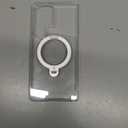 TORRAS 360 Spin Magnetic Stand for Samsung Galaxy S25 Ultra Case, Fit for Magsafe, Military Grade Slim Hard PC Protective S25 Ultra Clear Case with Kickstand & Ring Holder, Ostand Spin, Clear