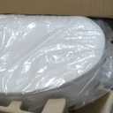 Swiss Madison Ryse 3" Raised Round Soft Close ADA Compliant Toilet Seat in Glossy White