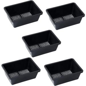 Yardwe 4pcs Plant Nursery Tray Germination Pots for Indoor Breathable Containers for Gardening Transparent Design for Enhanced Growth and Healthy Plants