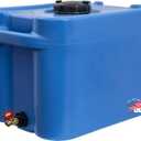 RomoTech 82129393, 35 Gallon Blue Portable Stackable Water Storage Tank