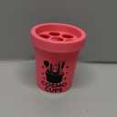 Hat Shark CosmoCups Car Makeup Brush Cup Holder, Decorative Pot Design, Cosmetic Organizer Storage Container for Beauty Tools and Accessories for Cars and Home (Pink)