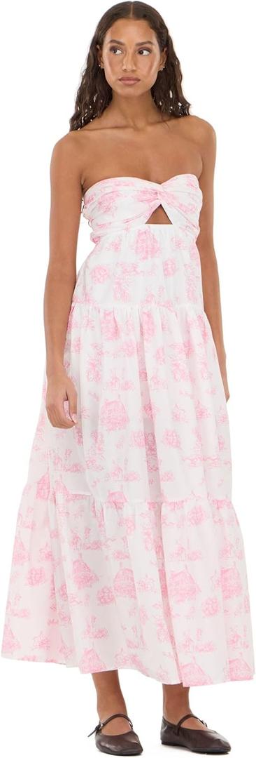 Forever 21 Women's Maxi Dress with Twist Front XS