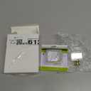 2 Pieces Cube Crystal Lamp Finial Clear Square Lamp Finial Cap Knob Top Knob with Chromed Base for Shade Decoration, 1-4/5 Inches Tall(Clear, Gold)