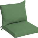 ARDEN Outdoor Dining Chair Cushion, 21 x 21, Rain-Proof, Fade Resistant 21 x 21, Moss Green Leala