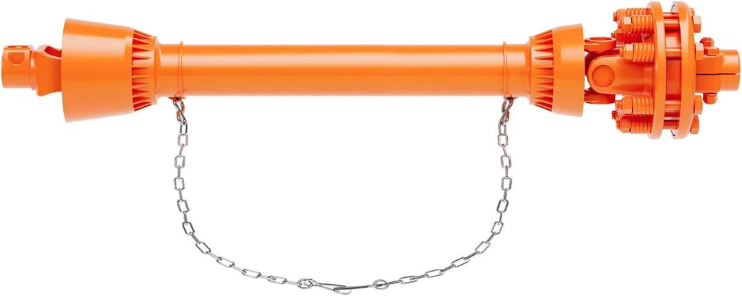 43"-57" Brush Hog PTO Shaft, 1-3/8" PTO Drive Shaft,6 Spline Both Ends PTO Driveline Shaft,Series 5 Tractor PTO Shaft,Black PTO Shaft