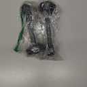 uxcell 2 Set Ceiling Mount Curtain Rod Bracket, Fit 32mm/1.26" Pipe Length 200mm/7.87" Stainless Steel Curtain Rod Hooks Hangers for Walls Wardrobe Pipe Curtain Pipe, Black