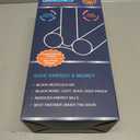 MAXTID Large Door Draft Stopper for Bottom of Door 36 Inch Under Door Draft Blocker Under Door Gap Filler Weather Stripping Adjustable Double Door Sweep Door Draft Guard Window Seal Black