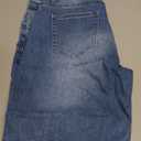 roswear Womens Mid Rise Roll Cuff Bermuda Stretch Denim Jean Shorts 
Light Blue Large