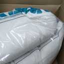 Pacific Coast Gusseted Bed Pillows for Side Sleepers and Back Sleepers, Goose Feather and Down Firm Pillows with 100% Cotton Shell, King Size Set of 2, Supportive Gusseted Pillows for Sleeping