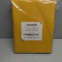 Ahomuily Rectangle Linen Textured Tablecloth Waterproof and Wrinkle Free Farmhouse Table Cloth Stain Resistant Decorative Fabric Table Cover for Dining/Indoor/Outdoor (Gold 52 x 70 Inch)