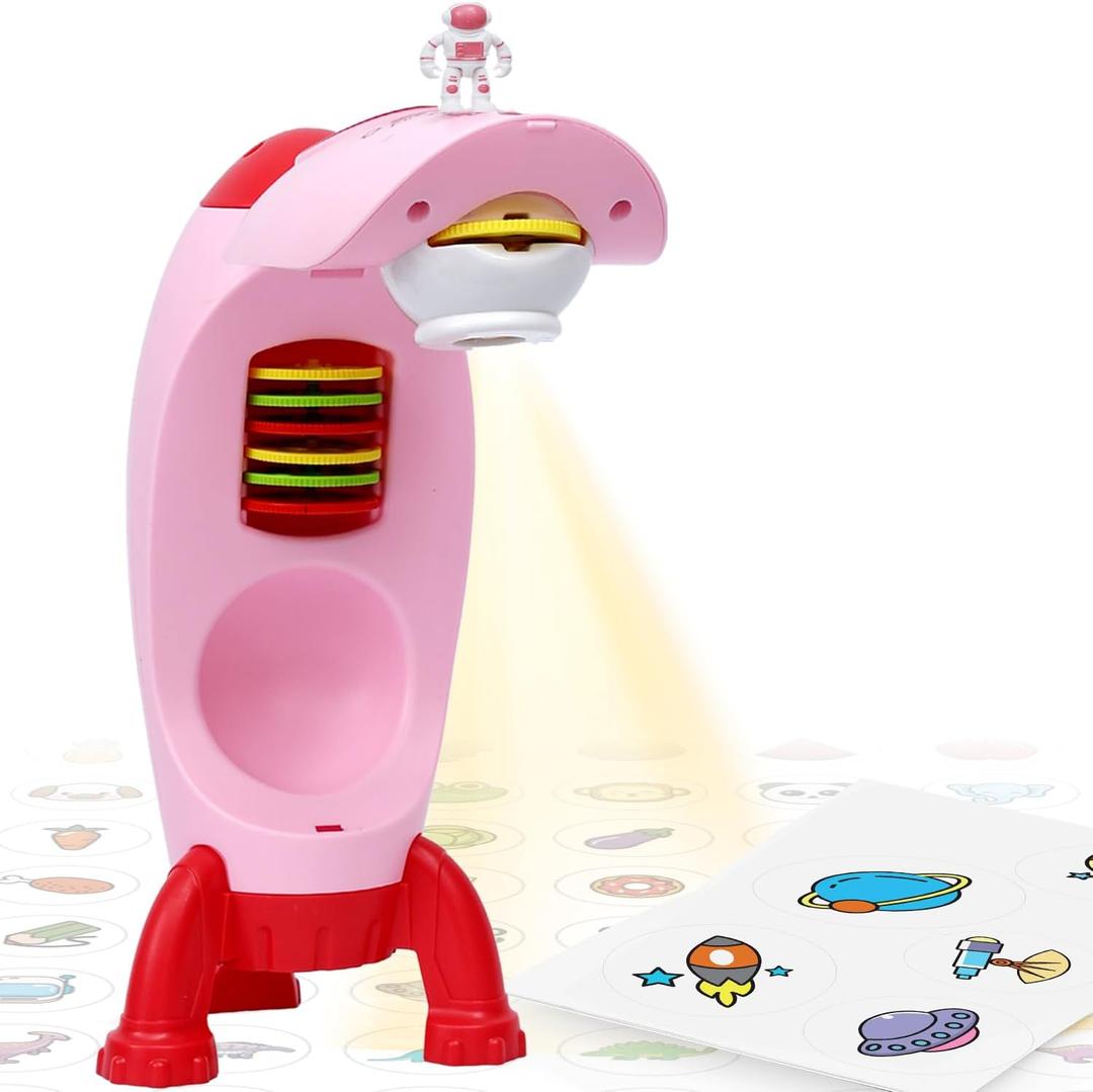 Kids Tracing Drawing Projector Toy for 3 Year Old Girl Gift Smart Art Sketcher Projectors with Toys for 3 4 5 6 7 8 Year Old Boys Girls Gifts (Pink)