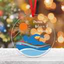 3 x Swimming Ornament Gifts 2025 - Christmas Ornaments Gifts for Swimmers, Boys, Girls - Funny Swimming Gift for Christmas Tree Ornaments - Swim Decoration Gift