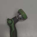 Heavy Duty Garden Hose Nozzle, Metal Water Hose Sprayer with 8 Spray Patterns, Water hose Head with Thumb Control, On Off Valve, for Lawn & Plant Watering, Car & Pet Washing