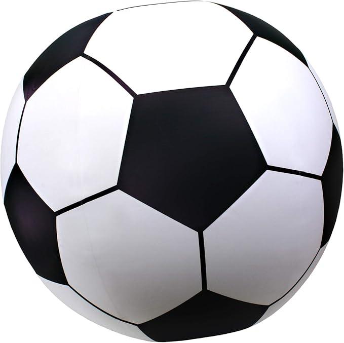 Giant Inflatable Soccer Ball - Made from Premium Grade Vinyl, Black & White 2.5 ft