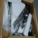 EMERIT 3-Tier Printer Stand for Laser/Inkjet/All-in-One - 23.6x18.9x31.5 Heavy Duty Cart w/Adjustable Shelves & Lockable Wheels, Storage for Scanner/Fax/Supplies - Industrial Home & Office (Black)