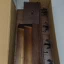 Rebee Vision Key and Mail Holder Wall Mount - Mail Organizer Wall Mount with Storage Hooks and Drawer for Modern Farmhouse Decor - Mail Organizer Wall Mounted for Rustic Apartment Essentials (Brown)