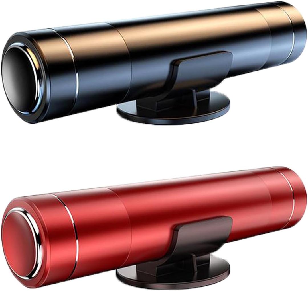 HHXS 2 Pack Car Safety Hammer Emergency Escape Tool One Second Window Breaker Seatbelt Cutter Car Glass Breaker Life-Saving Emergency Artifact-(Red+Black)