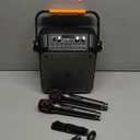 Karaoke Machine HWWR with 2 Wireless Microphones, Portable Karaoke Rechargeable for Adults and Kids, Bluetooth 5.3 Stable Speaker, PA System & DJ Lights for Home Singing Outdoor Party, Music Gifts