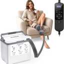 Cold Therapy Machine with Programmable Timer, Ice Machine for Knee After Surgery, Portable Ice Therapy Knee Replacement Recovery System, Ice Therapy Machine with Quiet Pump, Reduces Swelling, White