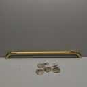 Gold Shower Grab Bar w/Anti-Slip Knurled Grip 32 Inch, Zepolu Wall Mounted Stainless Steel Bath Grab Bar,Safety Balanced Handrail, Handicap Injury Elderly Senior Assist Support Textured Handle