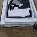 VEVOR 72"Dog Crate Furniture for 2 Dogs,Double Dog Crate Furniture with Double Sliding Doors,Large Dog Crate TV Stand with Removable Tray,Steel Frame Double Dog Crate for Small,Medium,Large Dogs White (70.9"L x 23.6"W x 33.9"H)