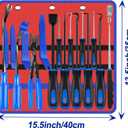 Keze 17 Pcs Hook and Pick Set Auto Trim Removal Tool Kit,Clip Plier Remover Tool Gasket Scraper Telescoping Magnetic Pickup Tool for Automotive Repair and Car Body Door Panel Fastener Removal