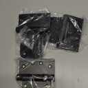 4 Pack Heavy Duty Gate Hinges 3-1/2" Black Iron Shed Door T Hinges for Barn Wood Fence with Screws