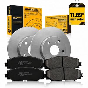 TOVASTY Rear E-Coated Brake Kit for Hyundai Tucson 2016-2021 | 11.89" inch rotor Brake Rotors and Carbon Ceramic Brakes Pads for 2017-2022 Kia Sportage