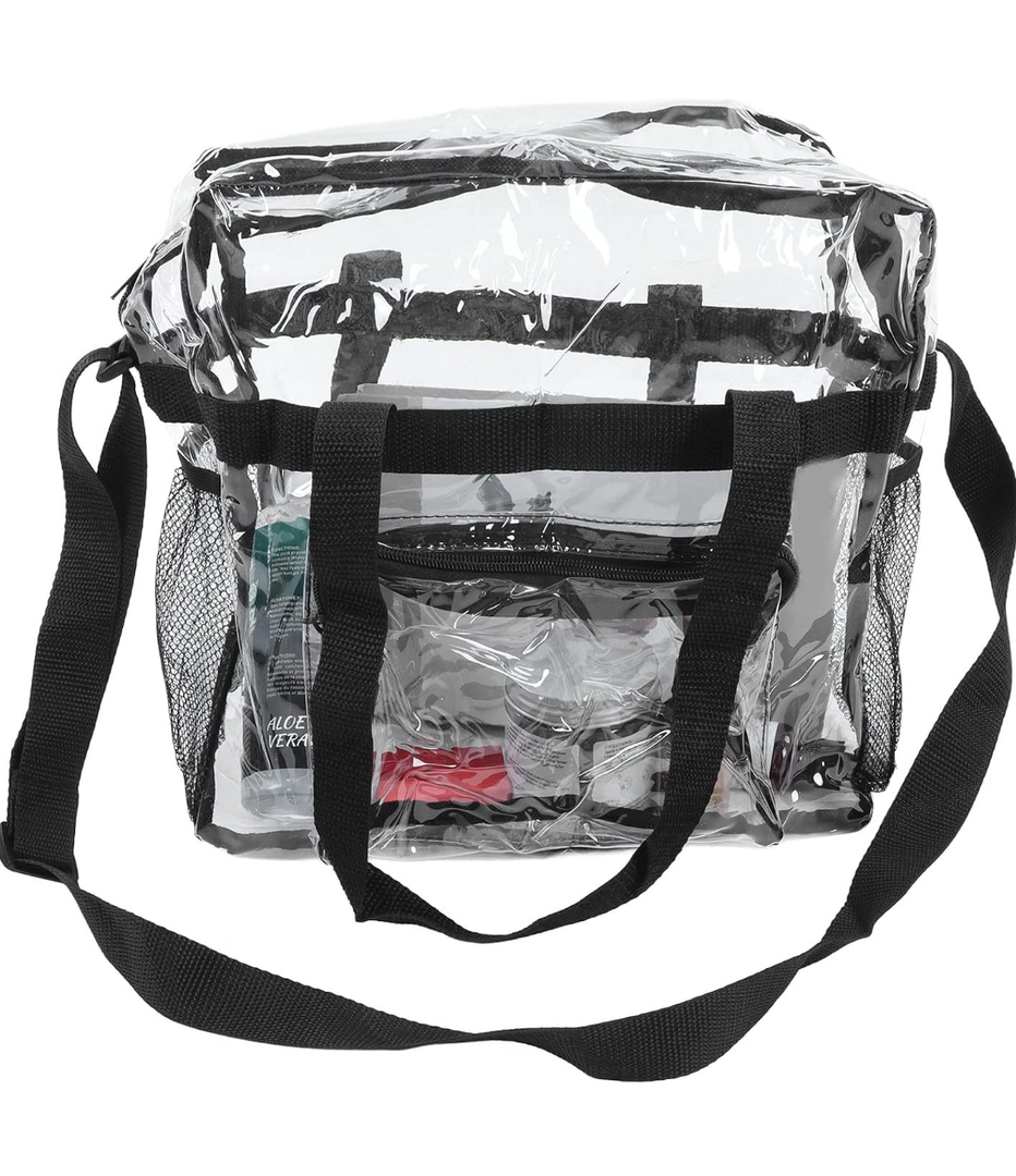 Transparent Handbag, Transparent Tote Bag Large Capacity Multipurpose Clear Tote Bag for Wallet for Digital Camera