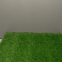 Dog Crates Kit with Artificial Grass and Dog Crates Cover, 27 Inch Double Door Collapsible Metal House for Dogs and Cats, Dog Cage with Leak-Proof Pan Tray, Travel, Indoor and Outdoor Dog Kennel