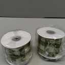 Light Green and White Buffalo Plaid Wired Ribbon - 2.5 Inch Wide, 2 Rolls of 10 Yards (20 Yards Total) - Perfect for Bows, Wreaths, and Spring Decorations