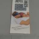 LitBear Breathable Sleep Mask, 3D Eye Mak Sleep for Side Sleepers Women Men, Light Blocking Sleeping Mask with Adjustable Strap, Soft Lightweight Eye Cover for Travel, Night Work, Nap -Ice Blue