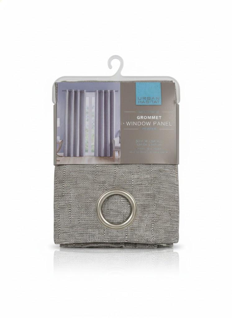 Urban Habitat Grommet Window Panel 50×84 Inches