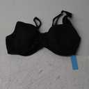 Women Underwire Bikini Top - 2025 Push Up Swimsuit Tops Padded Bra Bathing Suit (18 Plus, Black)