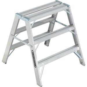 Louisville Ladder 3-Foot Aluminium Sawhorse Ladder, 300-Pound Load Capacity, Type IA, L-2032-03
