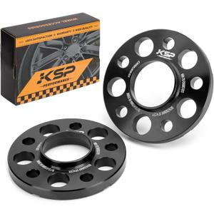 KSP 5X112mm Wheel Spacers,15mm 66.56mm Hubcentric Bore Forged Tuning Spacer for Most Newer A4 S4 A5 S5 A6 S6 A7 S7 A8 Quattro, 2019+ (G-Chassis),2pcs