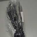 Lighted Halloween Tree Branches, 30IN 100LED Artificial Black Twig Branch with Purple&Orange Fairy Lights, Built-in Timer & Battery Operated, Waterproof for Outdoor Pathway Lawn Garden Decorations