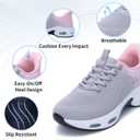Women's Walking Shoes Slip On Tennis Sneakers Easy Put On Athletic Shoes for Ladies US 6-10.5