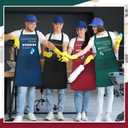 12 Pcs Housekeeping Appreciation Gifts Cleaning Apron for Housekeeping Week Cleaning Apron Bulk with Pocket Housekeeper Team Uniform Accessory for Hotel Service Staff Coworker Hospital Thank You Gift