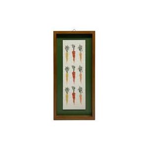 Framed Carrot Poster Canvas Print Art set of 2