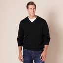 Amazon Essentials Men's V-Neck Pullover Sweater, 4XL Big