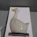 FoldTier Silly Goose Vase Ceramic Cute Flower Vase Goose Birthday Party Table Centerpieces White Animal Planter Pot Home Decor for Office Living Room Kitchen Bathroom Decor Housewarming Gifts