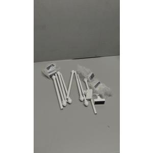 Turquoize  Magnetic Curtain Rods for Metal Doors with Adjustable Length,Extends from 16 inch to 28 inch Magnetic Cafe Curtain Rod, Easy Installation for Any Steel Spaces, White,