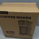 REVOTRA Single Serve Coffee Maker for Pods & Ground Coffee, 6 to 14oz Brew Sizes, Strong Brew Option, Fast Brewing, Compact Design with Removable 40oz Reservoir, Travel Mug Friendly