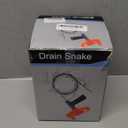 33 Ft Drain Snake Auger, Heavy Duty Plumbing Snake for Sink, Tub, and Shower, Clog Remover Drain Cleaner Tool with Gloves