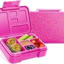Simple Modern Bento Lunch Box for Kids | BPA Free, Leakproof, Dishwasher Safe | Lunch Container for Girls and Boys, Toddlers | Porter Collection | 5 Compartments | Happy Days