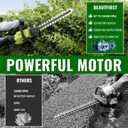 22-Inch Brushless Hedge Trimmer Cordless with Battery & Charger